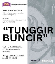 TUNGGIR BUNCIR チラシ